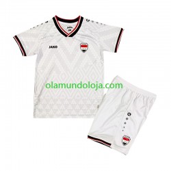 Camisola Iraque Criança Equipamento Segundo 2026-2027 Manga Curta